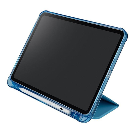 Tucano Satin Case - Etui pour iPad 10.9" (2022) avec aimant et support pour Apple Pencil (bleu)