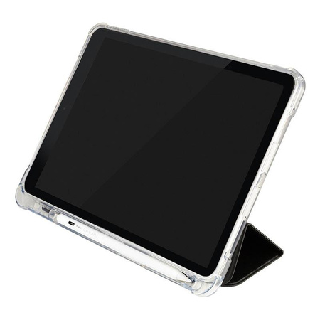 Tucano Satin Case - Tasche für iPad 10.9" (2022) mit Magnet & Standfuß mit Apple Pencil Halter (schwarz)