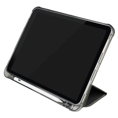 Tucano Satin Case - Tasche für iPad 10.9" (2022) mit Magnet & Aufsteller mit Apple Pencil Halter (grau)