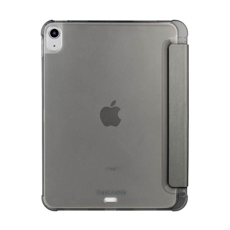 Tucano Satin Case - Case for iPad 11" (2025) / iPad 10.9" (2022) w/Magnet & Stand up with Apple Pencil holder (grey)