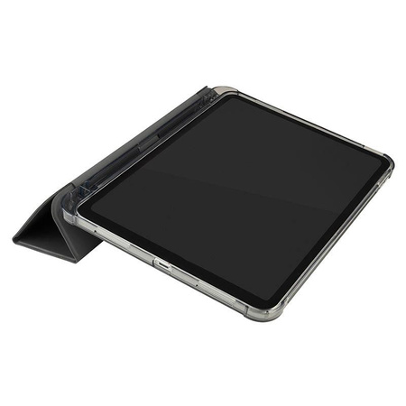 Tucano Satin Case - Tasche für iPad 10.9" (2022) mit Magnet & Aufsteller mit Apple Pencil Halter (grau)