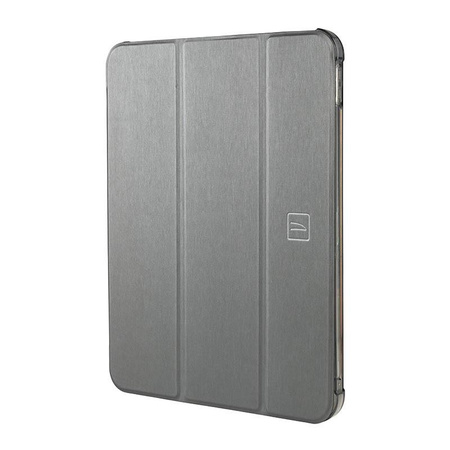 Tucano Satin Case - Case for iPad 10.9" (2022) w/Magnet & Stand up with Apple Pencil holder (grey)