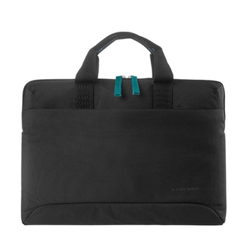 Tucano Smilza Super Slim Bag - Torba MacBook Pro 14” / Air 15” / Pro 13" /Air / Notebook 14” / 13” (czarny)