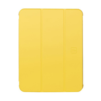 Pouzdro Tucano Satin - Pouzdro pro iPad 10,9" (2022) s magnetem a stojánkem a držákem Apple Pencil (žluté)