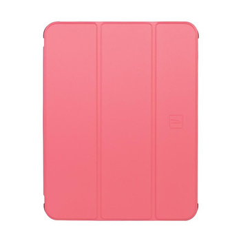 Pouzdro Tucano Satin - Pouzdro pro iPad 10,9" (2022) s magnetem a stojánkem a držákem Apple Pencil (růžové)