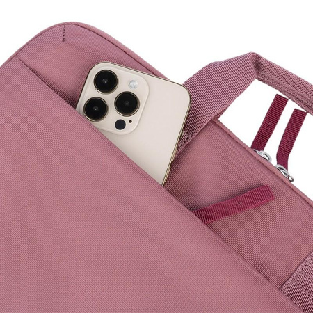 Tucano Smilza Super Slim Bag - Bag for MacBook Pro 14” / Air 15” / Pro 13” / Air / Notebook 14” / 13” (Pink)
