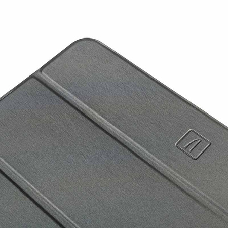 Tucano Satin Case - pouzdro pro iPad 11" (2025) / iPad 10,9" (2022) s magnetem a stojánkem a držákem Apple Pencil (šedé)