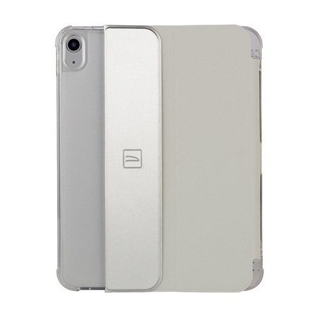 Tucano Satin Case - Etui pour iPad 11" (2025) / iPad 10.9" (2022) avec aimant et support pour Apple Pencil (argent)