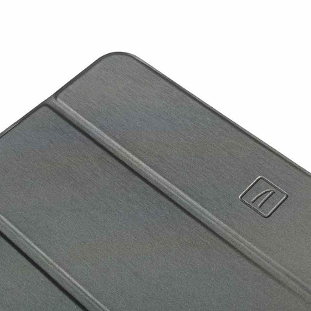 Tucano Satin Case - Case for iPad 11" (2025) / iPad 10.9" (2022) w/Magnet & Stand up with Apple Pencil holder (grey)